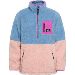 Horsefeathers Γυναικείο Φούτερ Fleece με Τσέπες Μπλε Σομόν TW033H