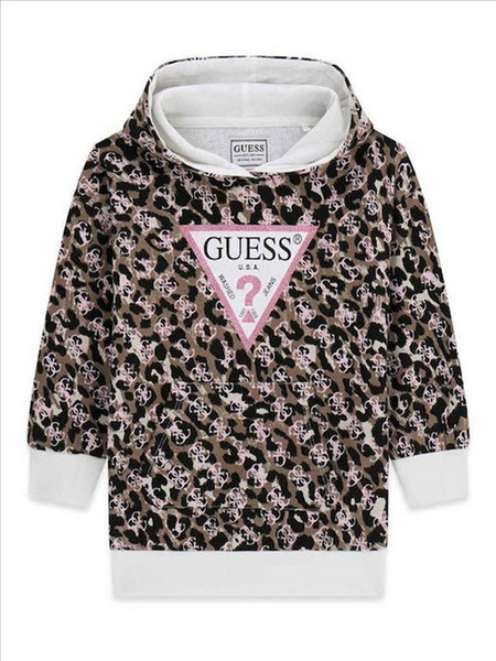 Guess Παιδικό Φόρεμα Καφέ K6YK06K3843-PMMX