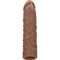 Shots RealRock Κάλυμμα Επιμήκυνσης Πέους 16.8cm Tan