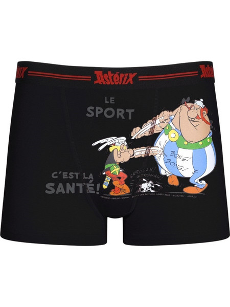 Retro Asterix Le Sport Ανδρικό Μποξεράκι Μαύρο