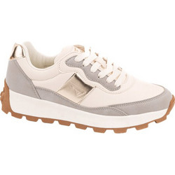 Level Anatomic Γυναικεία Sneakers Flatforms Μπεζ 3206