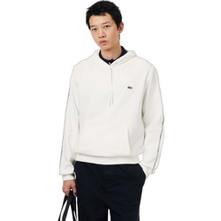 Lacoste Ανδρικό Φούτερ με Κουκούλα & Τσέπες Λευκό 3SH0884
