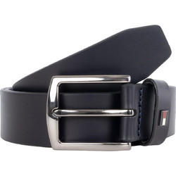 Tommy Hilfiger Denton Ανδρική Ζώνη Δερμάτινη Navy Μπλε AM0AM14814-DW6