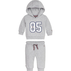 Tommy Hilfiger Βρεφικό Σετ Φόρμας Χειμωνιάτικο Πολύχρωμο KN0KN01278-P01