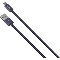 Yenkee YCU 301 Braided USB-A to USB-C 1m Blue