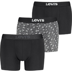Levi's Ανδρικά Μποξεράκια Σετ 3Pack Μαύρα 701241923-001
