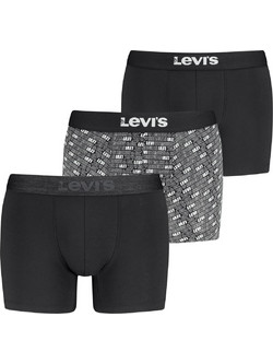 Levi's Ανδρικά Μποξεράκια Σετ 3Pack Μαύρα 701241923-001
