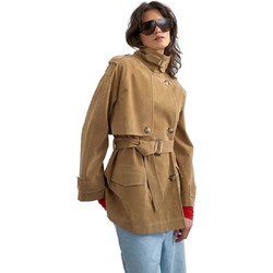 Topshop Sanne Καπαρτίνα Κοντή Μπεζ 31001655