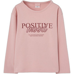 Boboli Παιδικό T-Shirt Μακρυμάνικο Ροζ 424033-3832