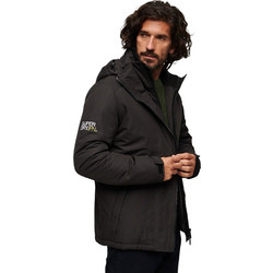 Superdry Ανδρικό Μπουφάν Χειμωνιάτικο Softshell Αντιανεμικό Καφέ M5011825A-JET