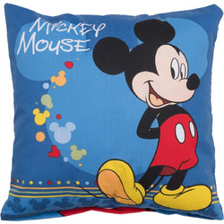 Viopros Mickey 17 Παιδικό Διακοσμητικό Μαξιλάρι 100% Βαμβάκι Μπλε 40x40cm