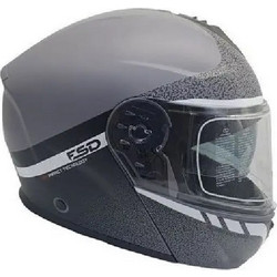 Faseed FSD 917 Matt Grey Black Κράνος Μηχανής Flip-Up 1600gr