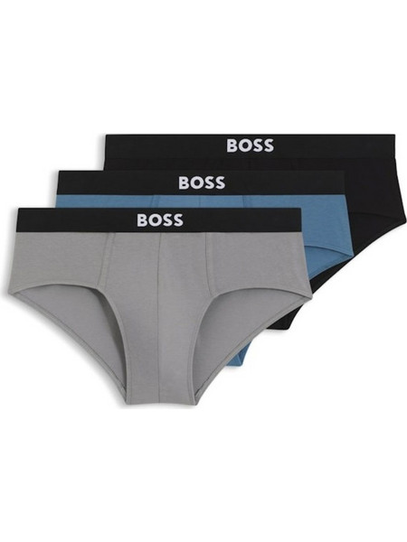 Hugo Boss Ανδρικά Σλιπ Βαμβακερά 3Pack 50546561-349