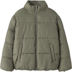 Name It Παιδικό Μπουφάν Χειμωνιάτικο Puffer Αντιανεμικό Χακί 13261804