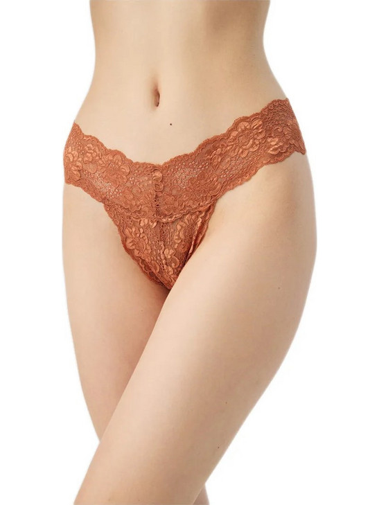Minerva Γυναικείο String με Δαντέλα Rusted 90-88756-857
