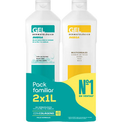 Inibsa Dermatologico Shower Gel 1lt + Multigrain Shower Gel 1lt + Shower Gel 200ml
