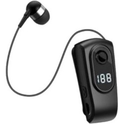 Aspor A653 Ακουστικό Bluetooth In Ear Πέτου Black