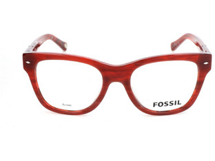 Fossil FOS6075 YAB Ανδρικός Σκελετός Γυαλιών Οράσεως Κοκάλινος Κόκκινος