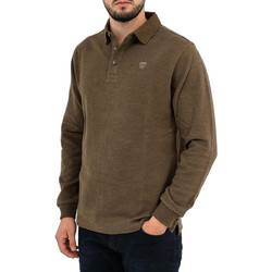 Lexton Tommy Ανδρική Μπλούζα Polo Μακρυμάνικη Χακί 13.38
