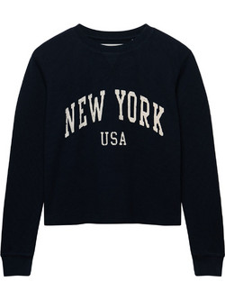 Superdry Γυναικείο Αθλητικό Φούτερ Navy Μπλε W6012283A-98T