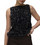 Vero Moda Γυναικείο Χειμερινό Top με Παγιέτες Μαύρο 10352991