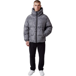 Ben Tailor Ανδρικό Μπουφάν Χειμωνιάτικο Puffer Ανθρακί BENT.1878