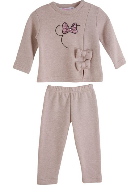 Frenzy Minnie Mouse Βρεφικό Σετ Φόρμας για Κορίτσι Χειμωνιάτικο Ροζ 11625151