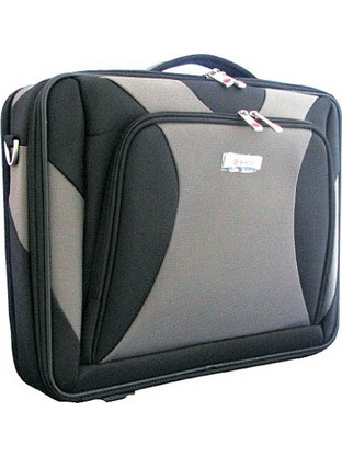 E-Boss CG0219 Τσάντα Laptop Ώμου 19" Black / Grey