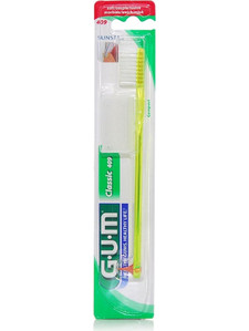 Gum 409 Classic Compact Soft Οδοντόβουρτσα Κίτρινη