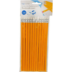 Σετ 12 μολύβια με γόμα 50882 Top Write