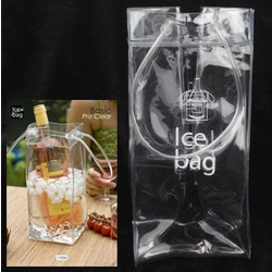 High Quality PVC Ice Bag for Wine(Transparent) (OEM)