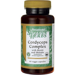 Swanson Cordyceps Complex Reishi & Shiitake 60 Κάψουλες