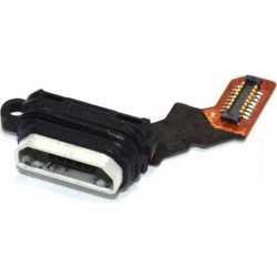 Γνησια Original SONY XPERIA M4 AQUA E2303 Mirco Usb Charging Dock Flex Connector Καλωδιοταινία- θύρα φόρτισης USB FLEX 121TUL0001A Bulk