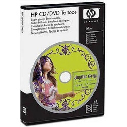 HP CD/DVD Tattoos - Glossy - 15 φίλλα - 13 x18 cm (Q8047A)