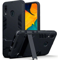 Terrapin Body Shock Back Cover Black (Galaxy A30)