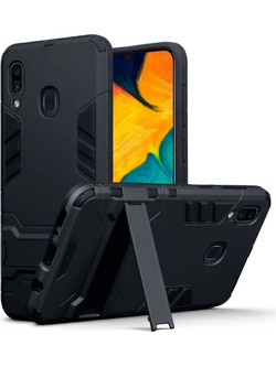 Terrapin Body Shock Back Cover Black (Galaxy A30)