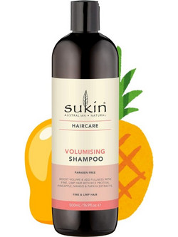Sukin Haircare Volumizing Φυτικό Σαμπουάν για Όγκο για Λεπτά Μαλλιά 500ml