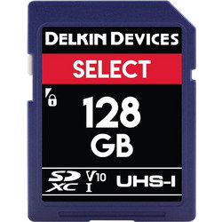 Delkin Devices Select SDXC 128GB Class 10 V10 UHS-I