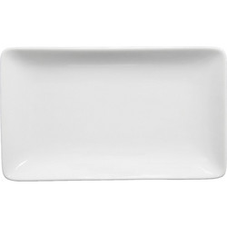 Σετ 6 πιατέλες ορθογώνιες πορσελάνης 27x16cm c51377