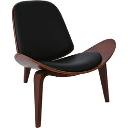 Woodwell Πολυθρόνα Δερματίνη Μαύρη Taylor Ε7510,1