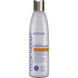 Kativa Color Anti-Brass Anti-Orange Effect Φυτικό Conditioner για Προστασία Χρώματος & Επανόρθωση για Βαμμένα Μαλλιά 250ml
