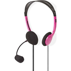 Nedis CHST100 On Ear Ακουστικά Υπολογιστή με Μικρόφωνο & 3.5mm Jack