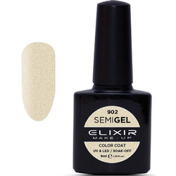 Elixir Semigel 902 Metallic Gold Ημιμόνιμο Βερνίκι Νυχιών 8ml
