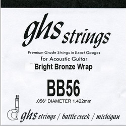GHS BB56 Χορδή Ακουστικής Κιθάρας 80/20 Bronze 56"