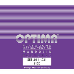 Optima 2133 Flatwound Pure D Χορδή Μαντολίνου Nickel Plated Steel 20" Medium Tension 1/4