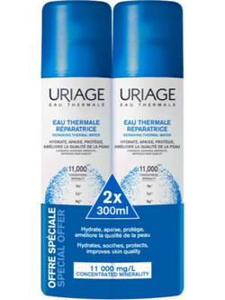Uriage Eau Thermale Ενυδατικό Mist Τόνωσης Προσώπου 2x300ml