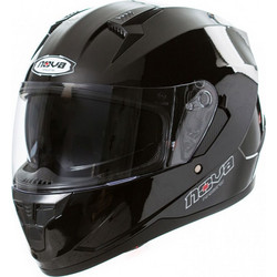 Nova 330-DV Gloss Black Κράνος Μηχανής Full Face 1500gr