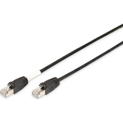 Digitus S/FTP Cat.6 Καλώδιο Δικτύου Ethernet 10m Black DK-1644-100/BL-OD