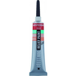 TALENS DECORFIN RELIEF 20ml 800 SILVER
