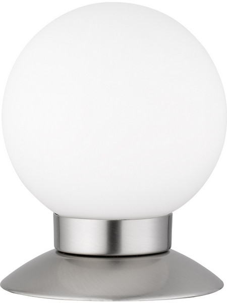 Trio Lighting R52551907 Πορτατίφ LED Λευκό Ασημί Φ10xΥ13cm